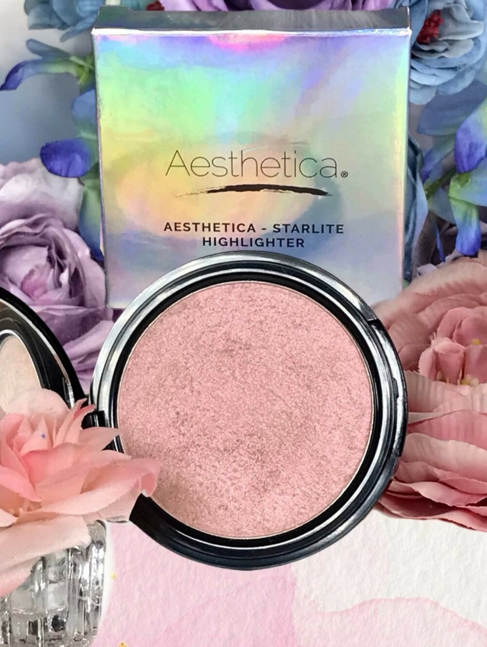 Aesthetica Starlite Highlighter in Cosmos Sparkling Rose Gold 7 g *BNIB
